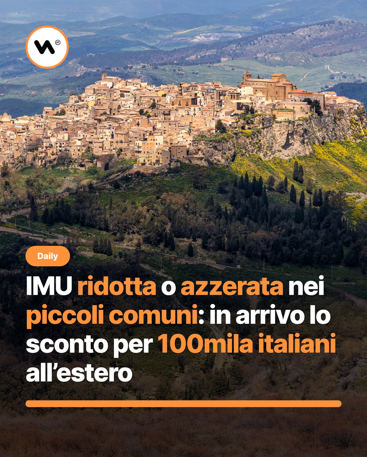 IMU ridotta o azzerata nei piccoli comuni: in arrivo lo sconto per 100mila italiani all'estero