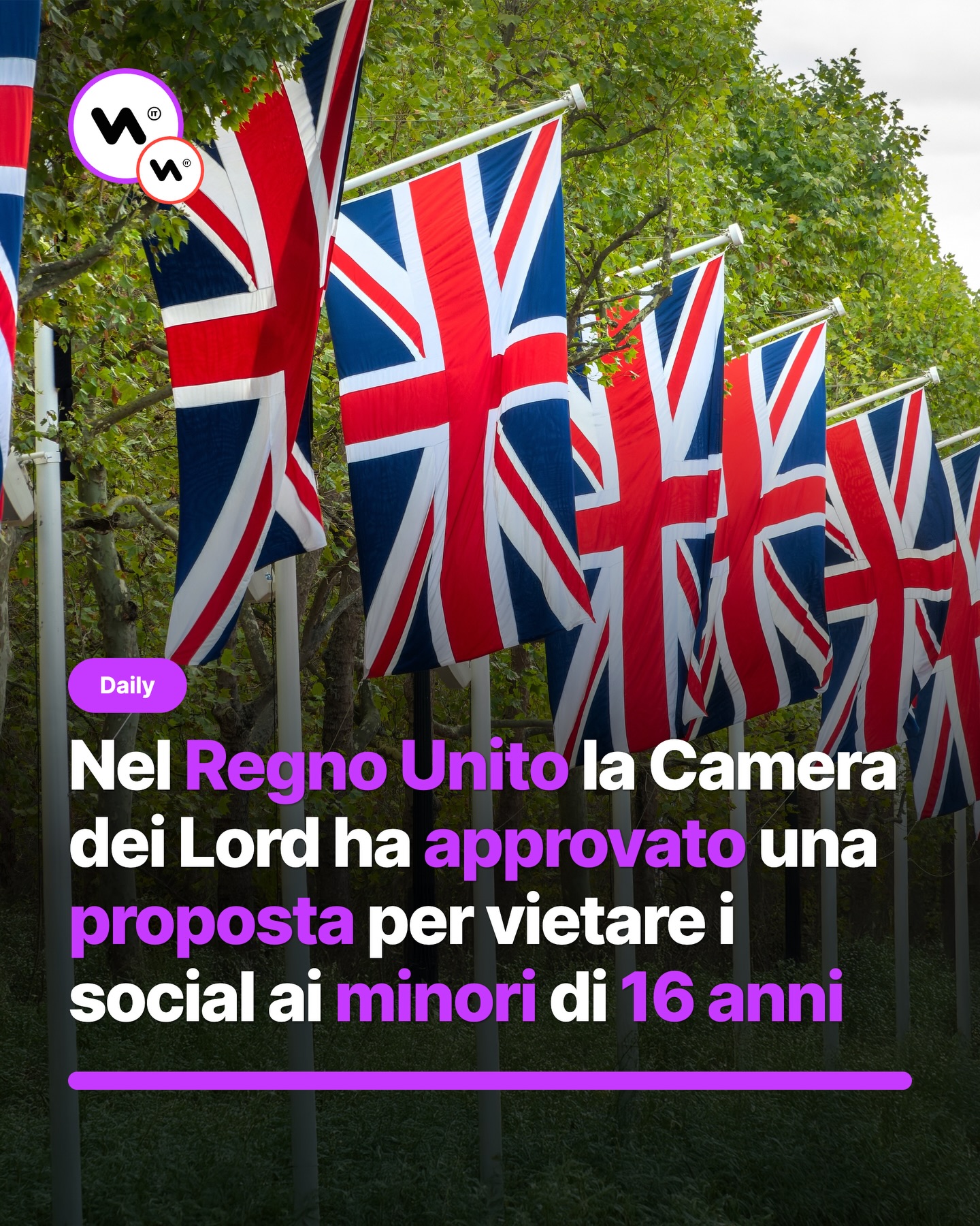 Nel Regno Unito la Camera dei Lord ha approvato una proposta per vietare i social ai minori di 16 anni